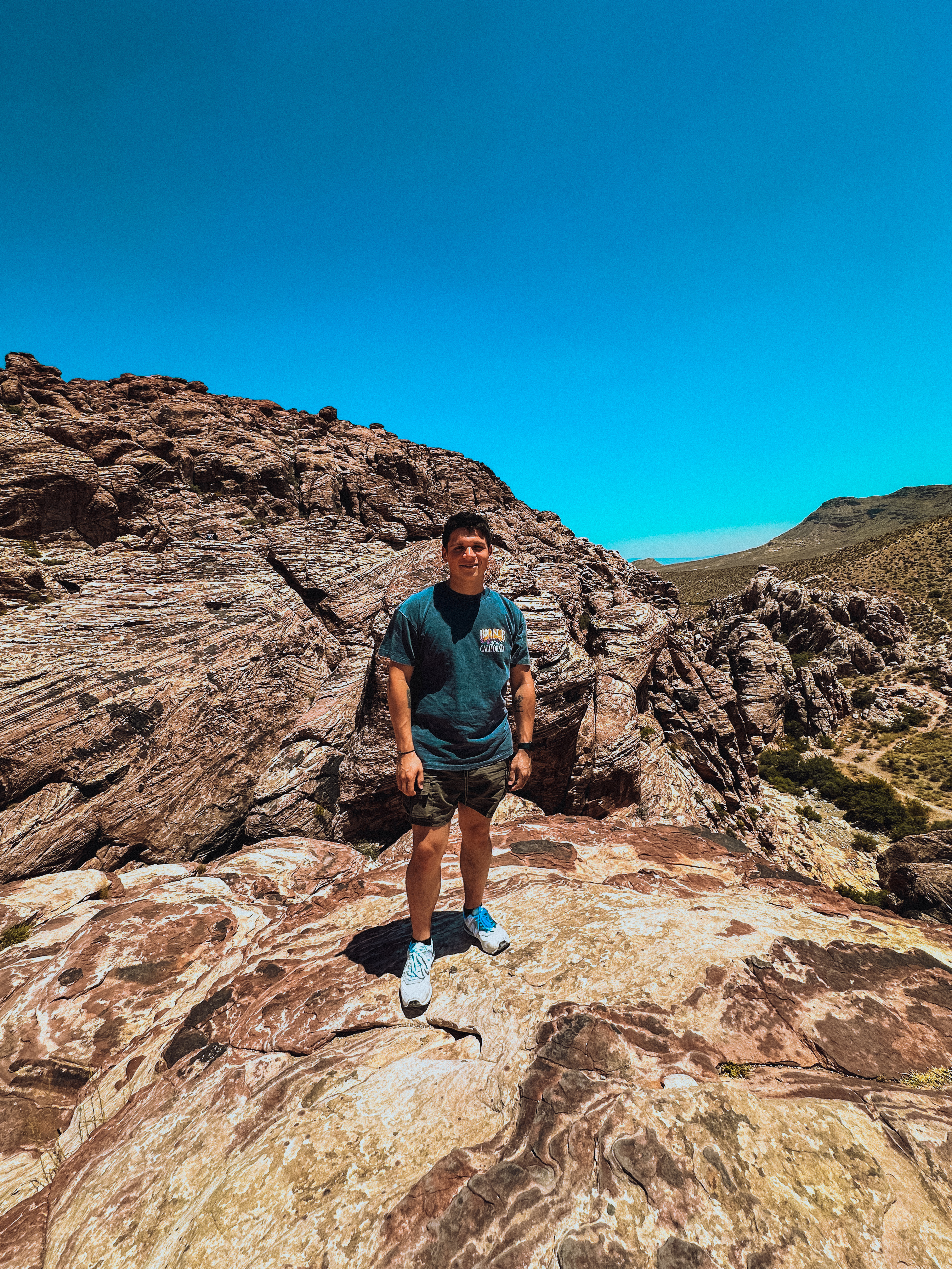 Bradley Arellano in the mountains